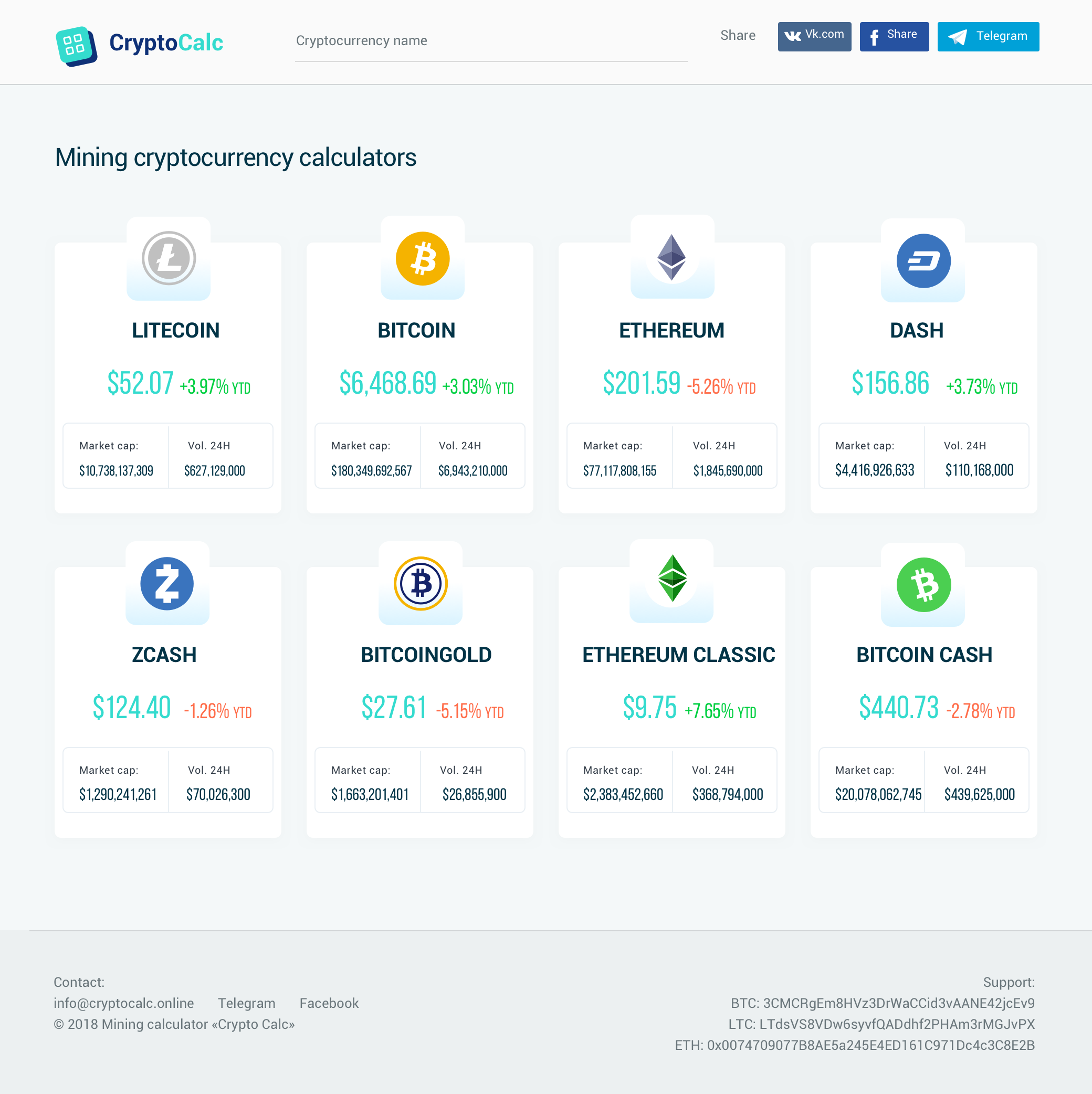 Cryptocalc.Online gallery image