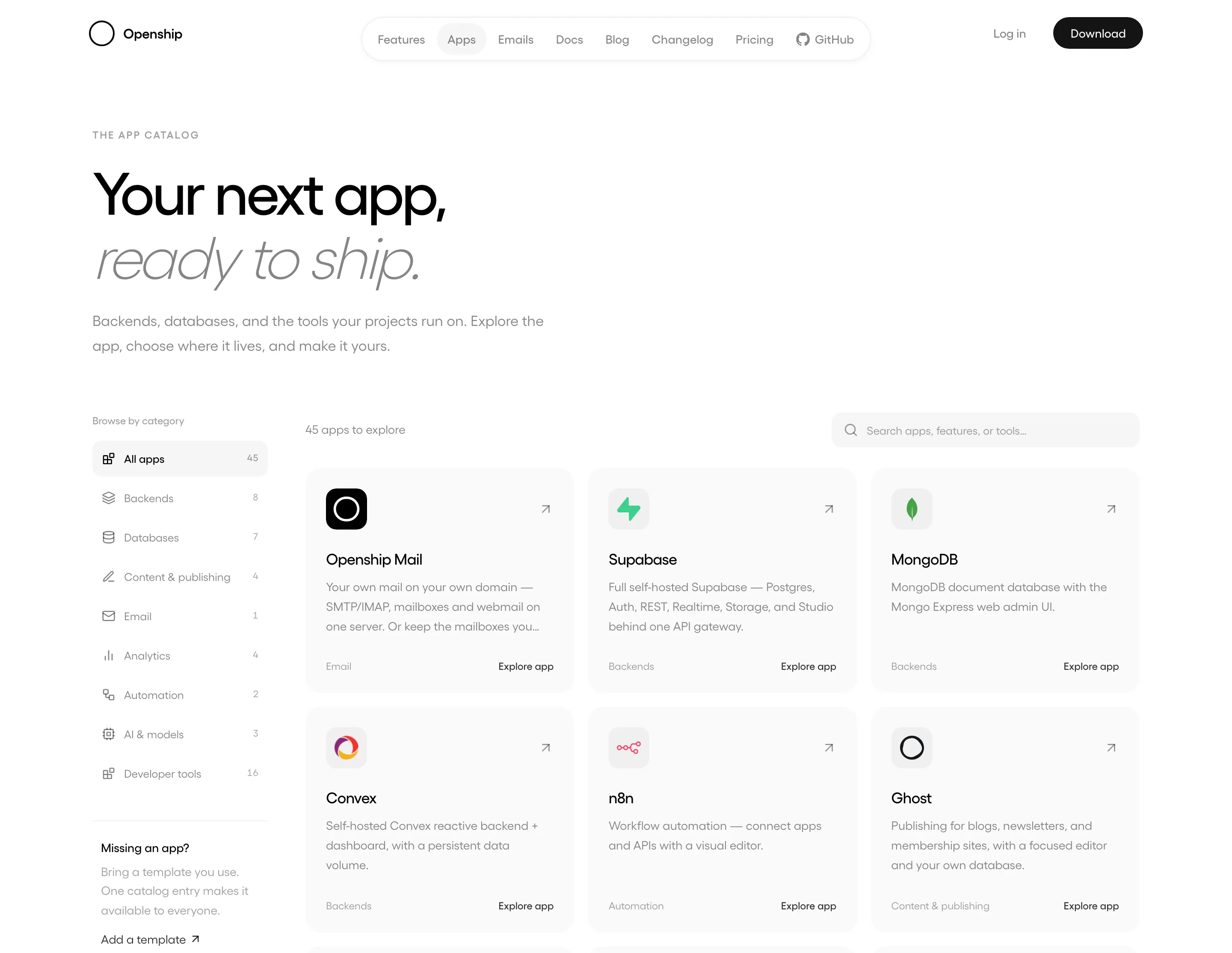 OpenShip Cloud gallery image