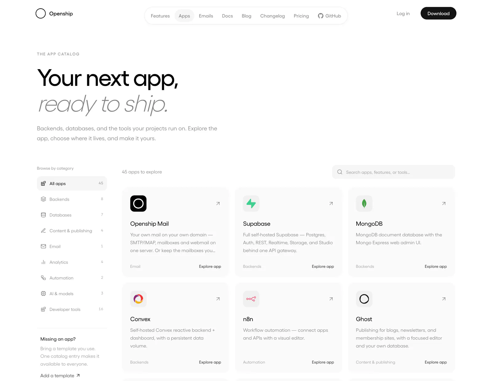 OpenShip Cloud screenshot 2