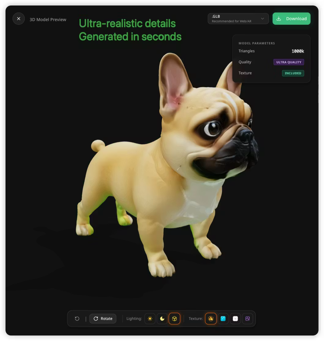 Magic 3D Pet - Screenshot 5 showing product features and functionality