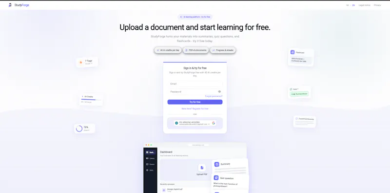 StudyForge screenshot 5