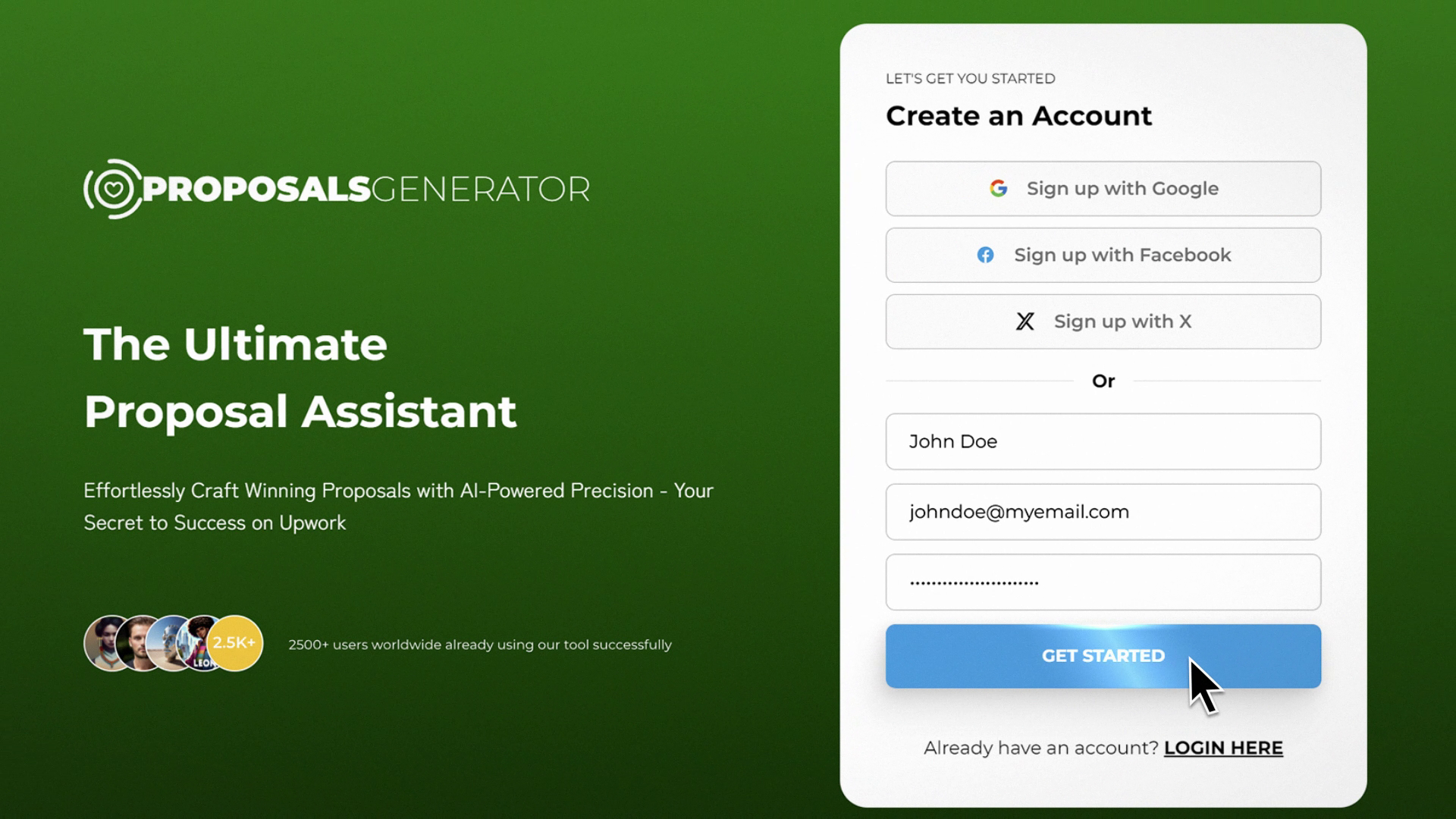 Media Cadangan penjana untuk pengguna upwork - Freelancers menggunakannya untuk memenangi pekerjaan dengan cadangan 1 klik 2