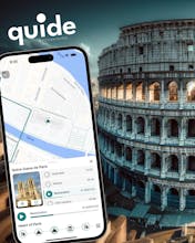 Explorando culturas globales: Un grupo de personas diversas rodeadas de íconos que representan diferentes países, mostrando las experiencias culturales inmersivas ofrecidas por QuideApp.