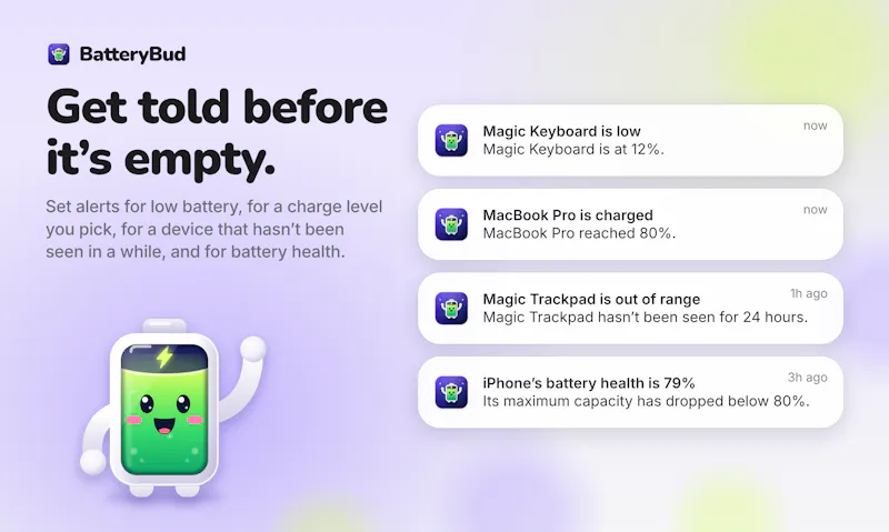 BatteryBud for Mac screenshot 7