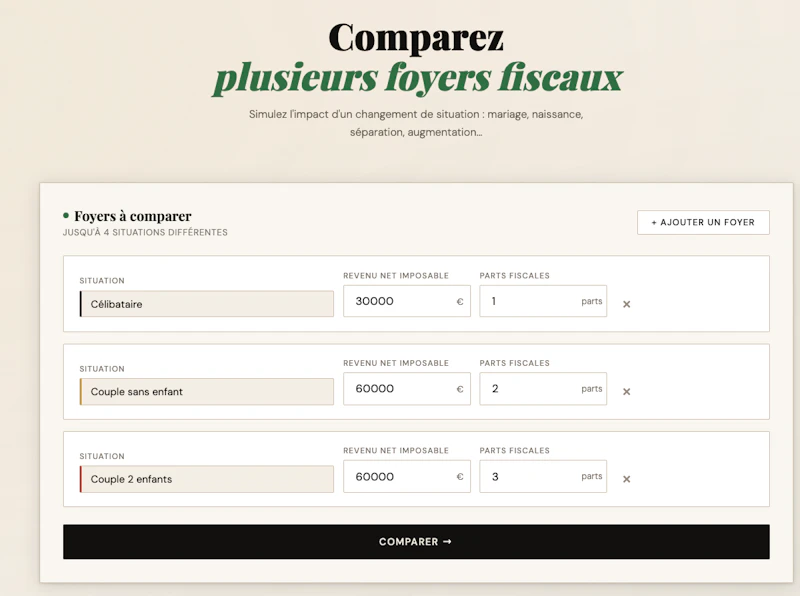 CalcImpôt screenshot 3