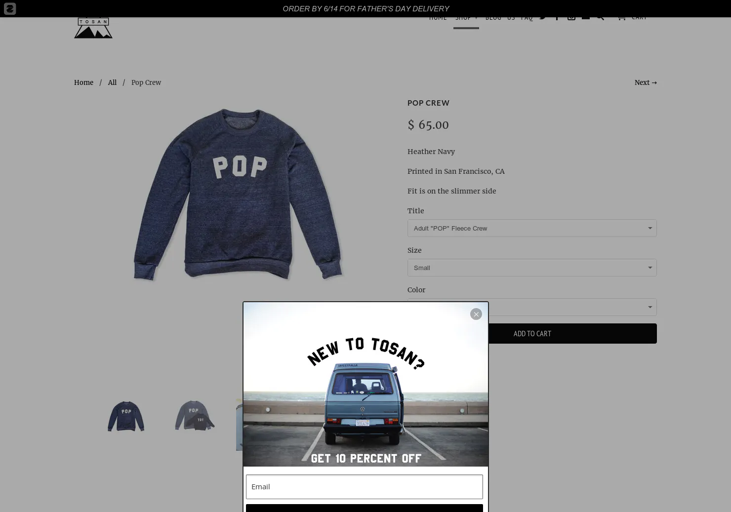 Tosan's Pop Sweatshirt