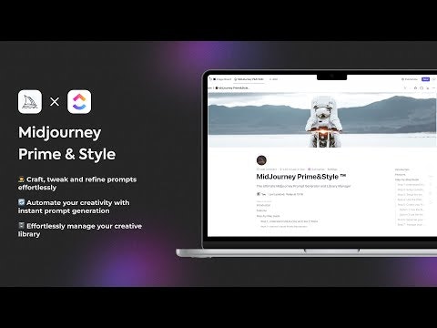 startuptile Midjourney Prime & Style-Supercharge your Midjourney creativity on ClickUp