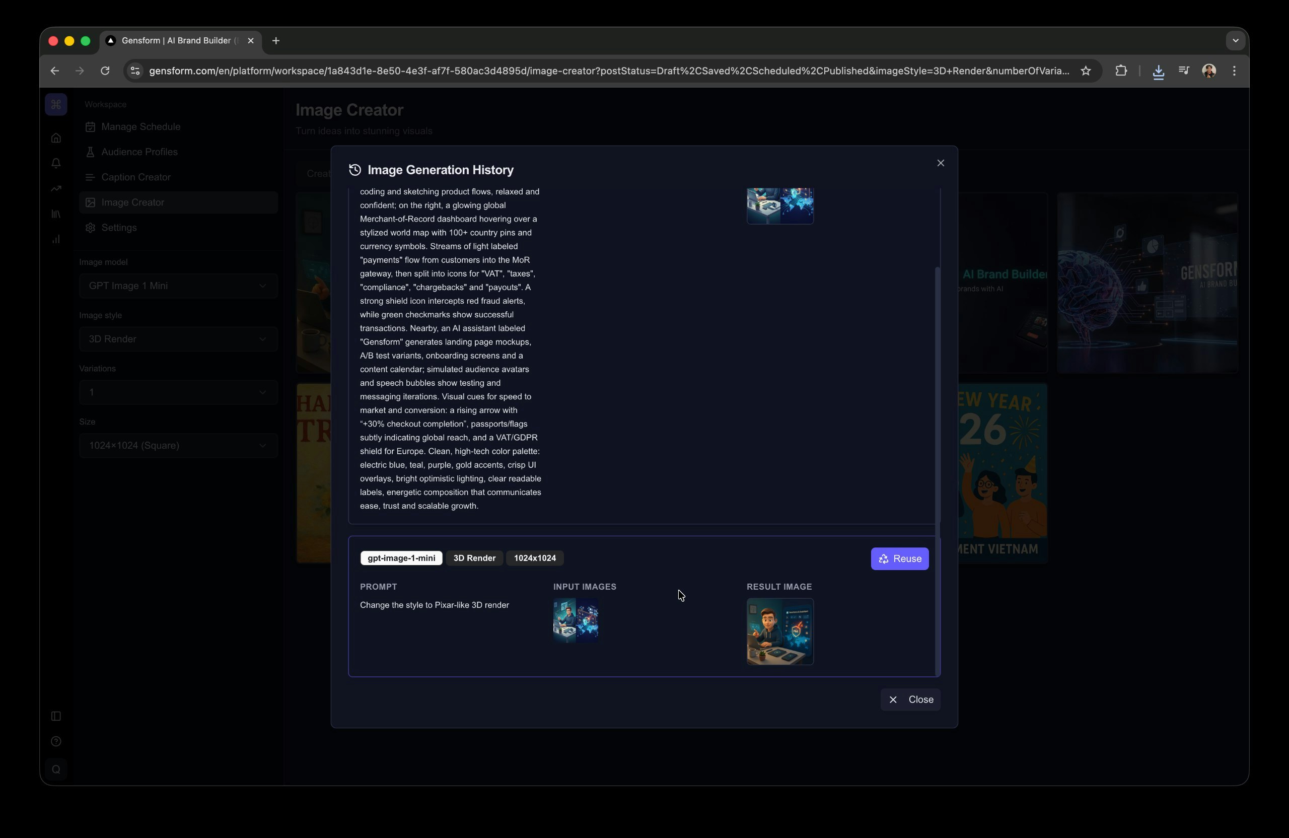 Gensform | AI Brand Builder (Beta) gallery image