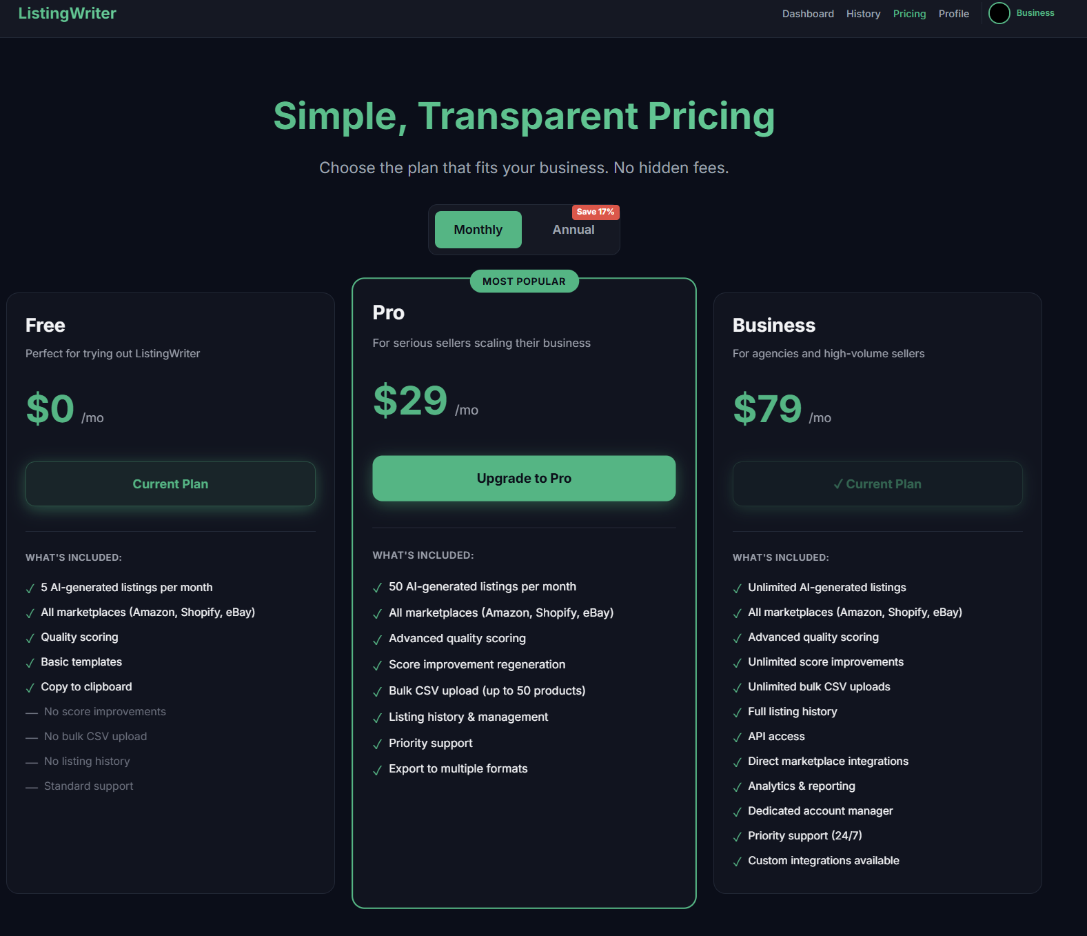 ListingWriter gallery image