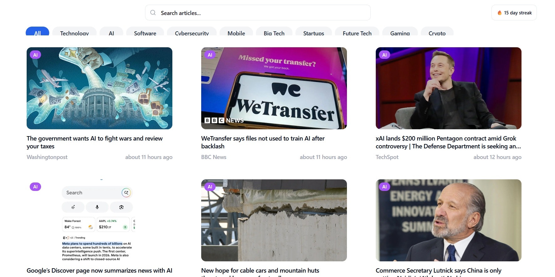 Trending In Tech - Free : The most shared technology articles of the day media 2