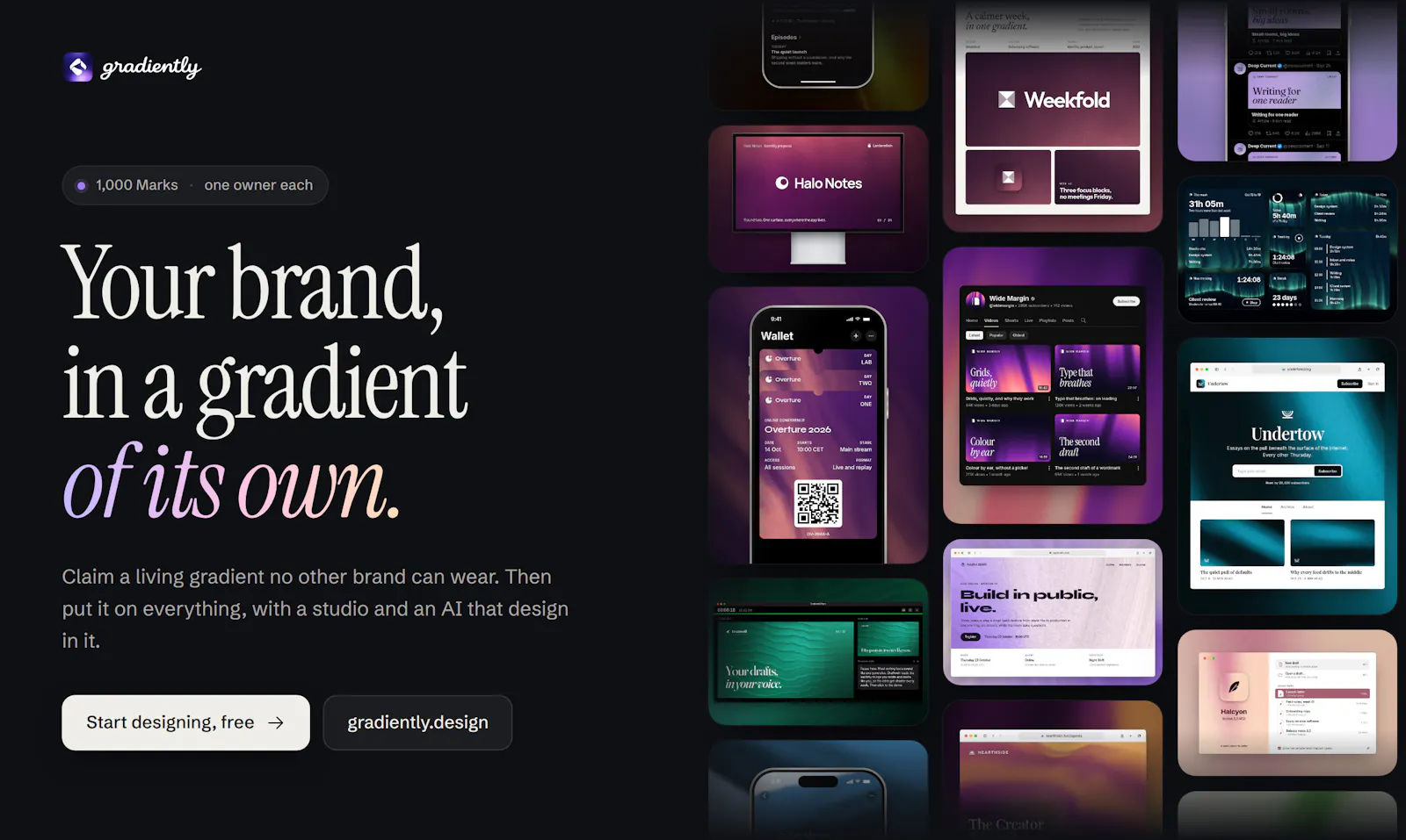 Gradiently screenshot 2