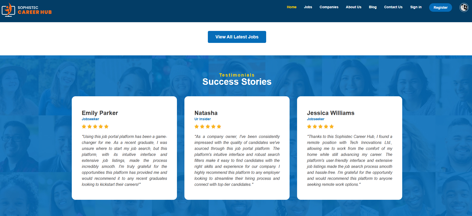 Sophistec Career Hub gallery image