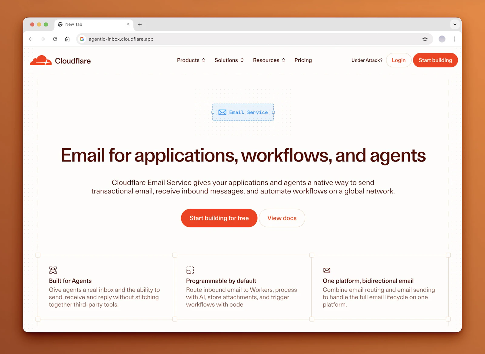 Cloudflare Email Service screenshot 1