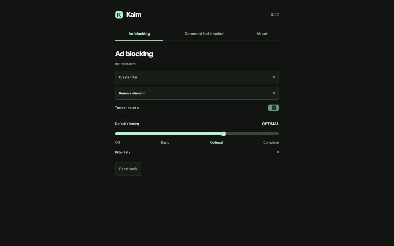 Kalm gallery image