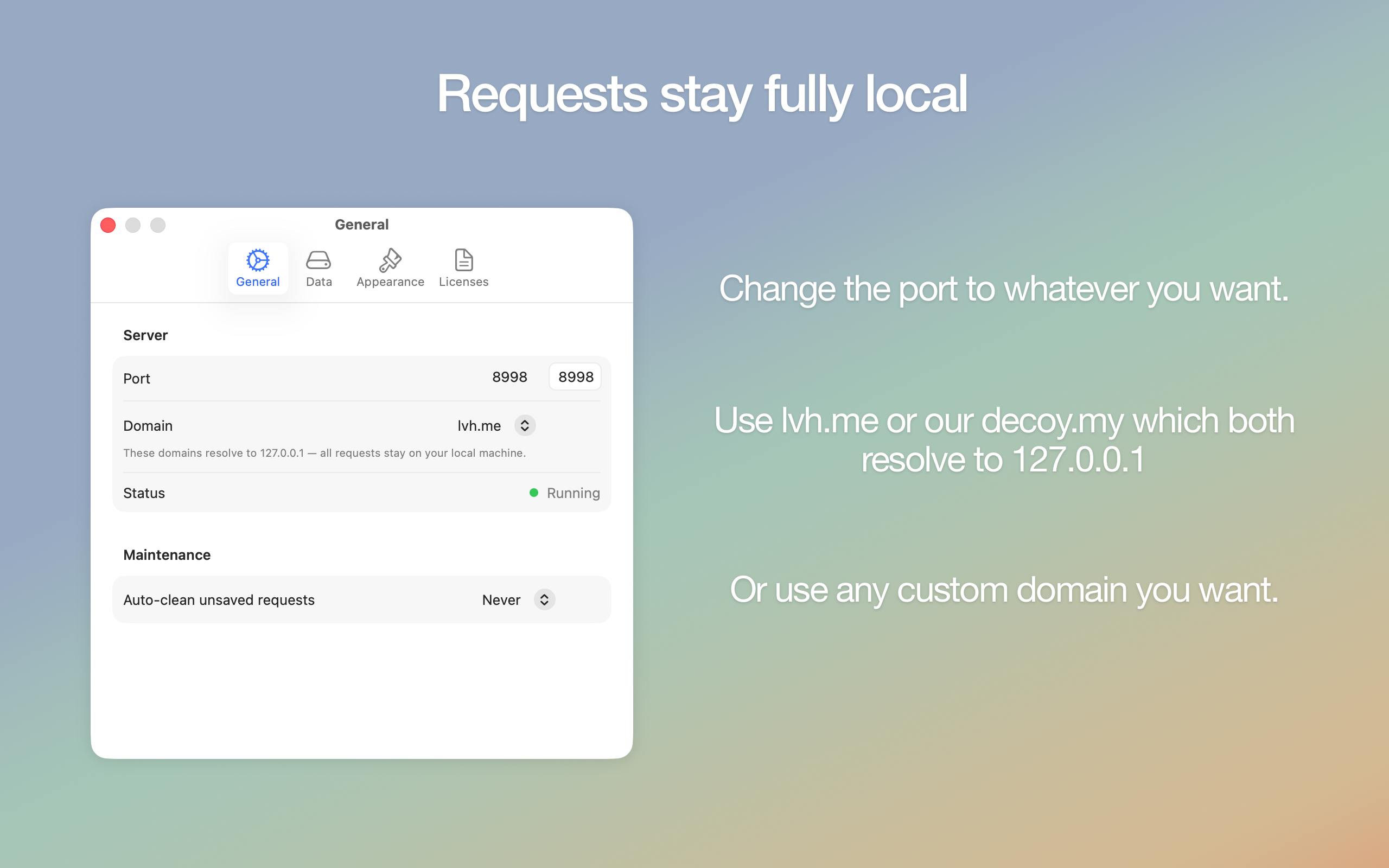 Decoy - Screenshot 3 showing product features and functionality