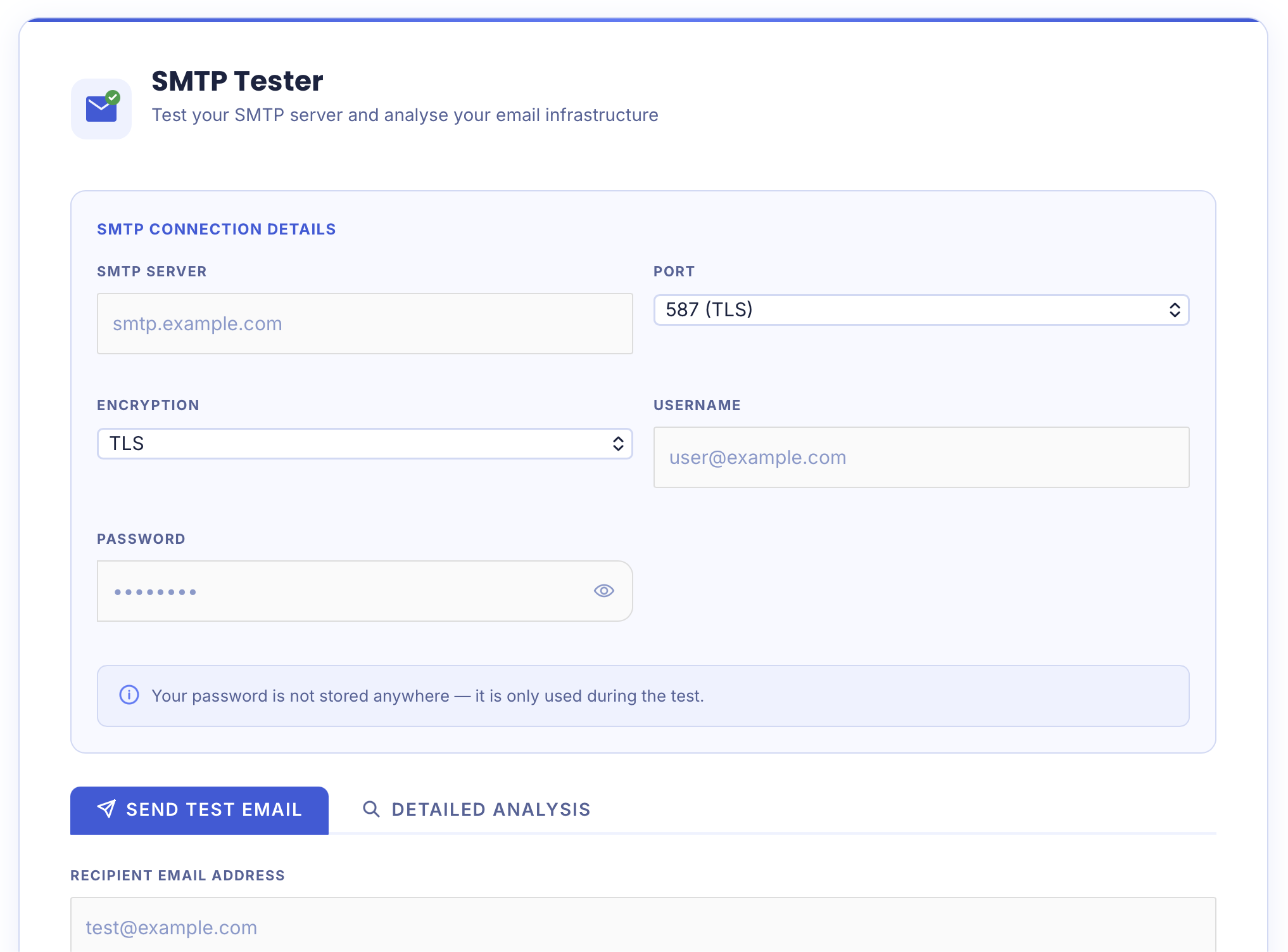 Free SMTP Tester - Get Your Spam Score gallery image