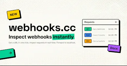 Webhooks.cc - Everything webhooks gallery image