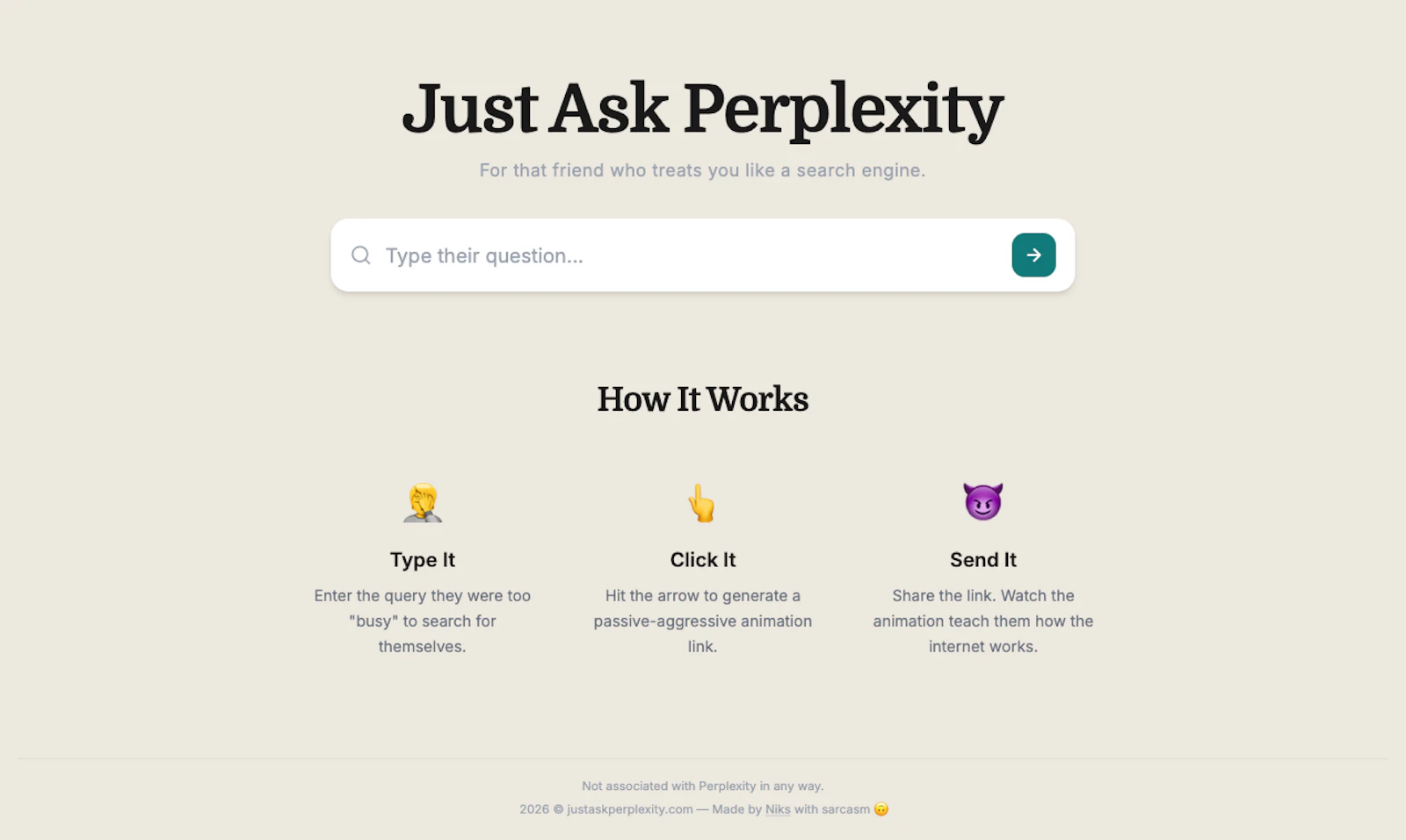 Just Ask Perplexity screenshot 2