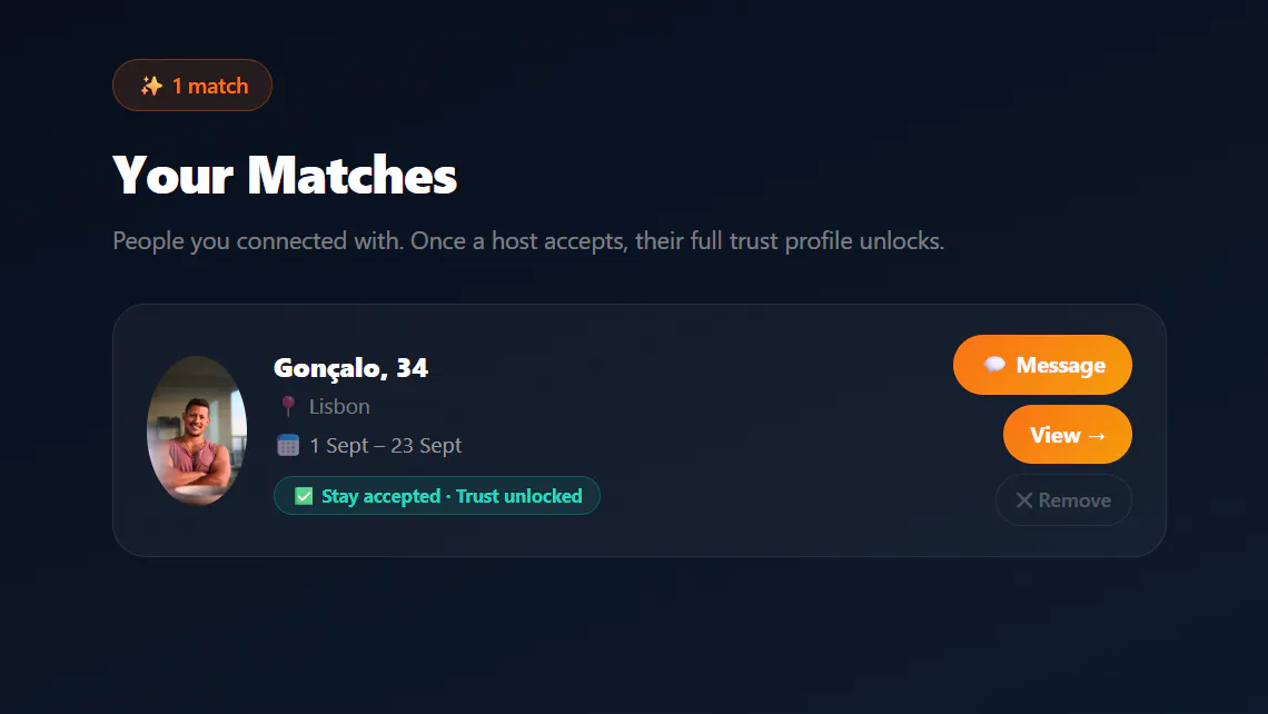 TravelMatchr gallery image
