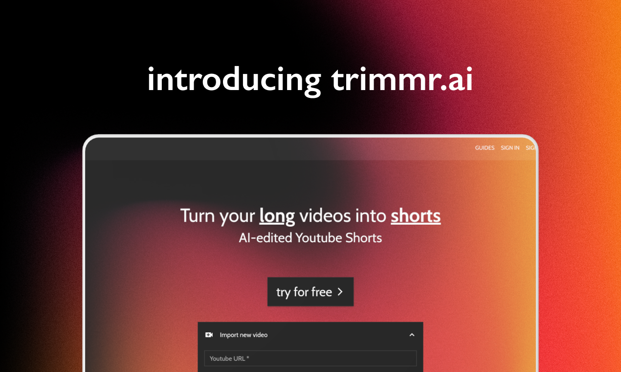 startuptile trimmr.ai-Turn your long videos into shorts