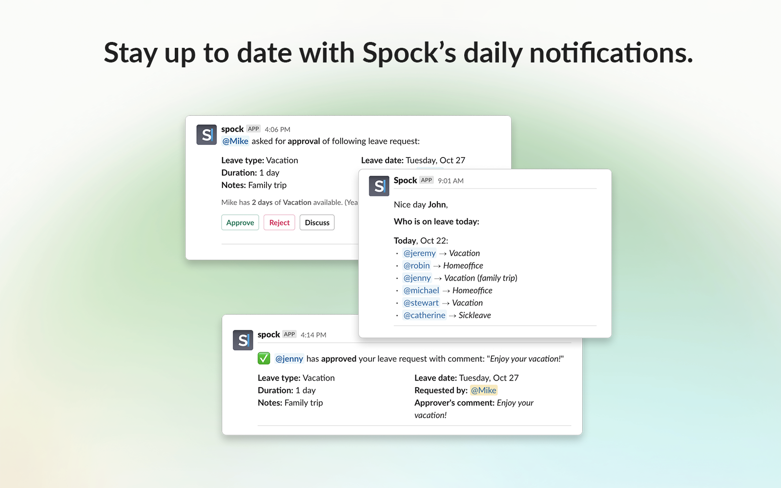 SpockOffice.com - Spock ช่วยให้คุณติดตามใบของทีมด้วยความมั่นใจ media 4