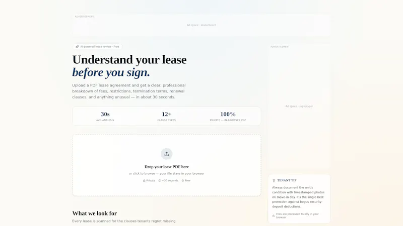 LeaseWise screenshot 1