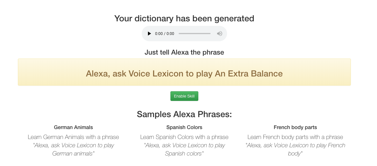 Voice Lexicon gallery image