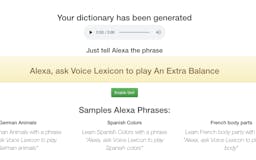 Voice Lexicon media 1