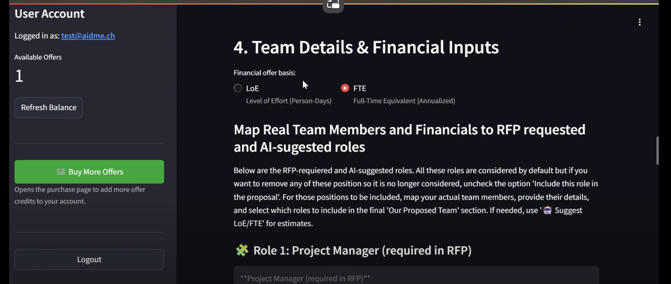 ProposalGenius by Aidme.ch  gallery image