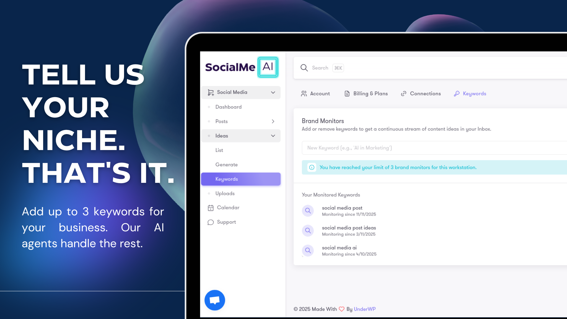 AI-Researched Social Media Post Ideas gallery image