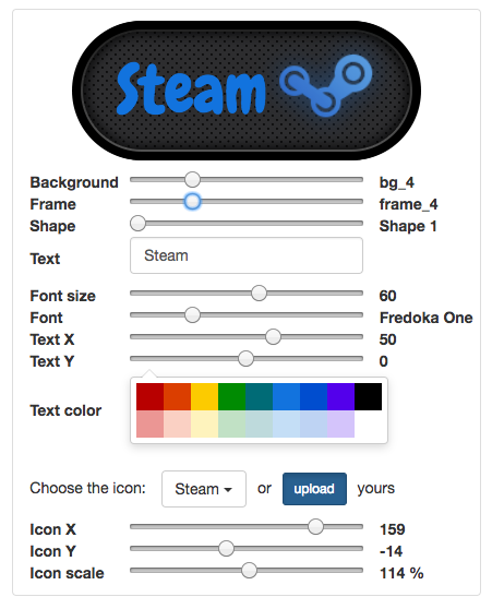 Twitch panel maker gallery image