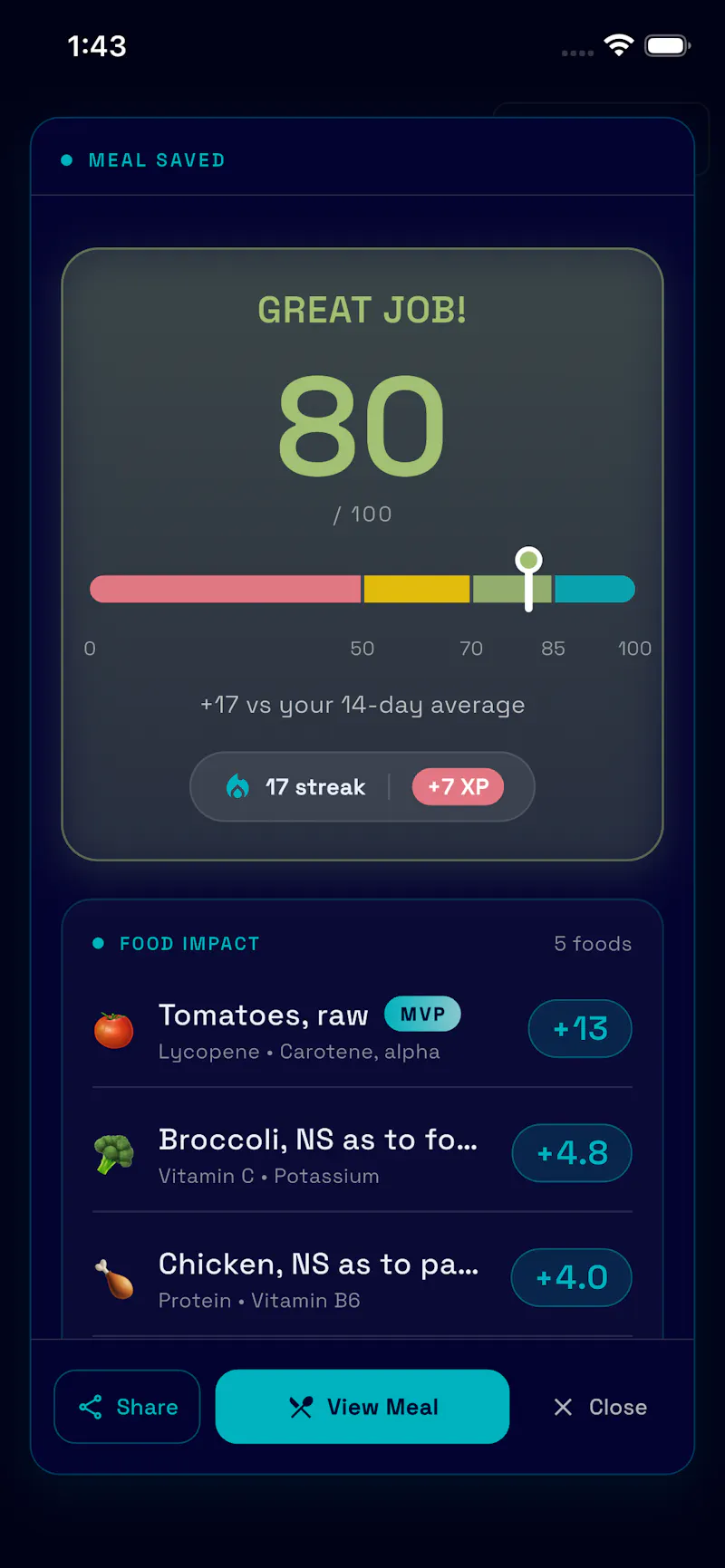 TUNA: The Ultimate Nutrition App screenshot 7