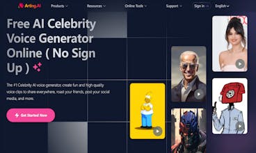 Free AI Celebrity Voice Generator gallery image