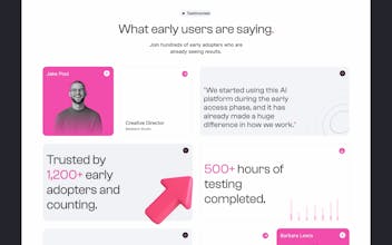 Liftoff AI & SaaS Landing Page Template gallery image