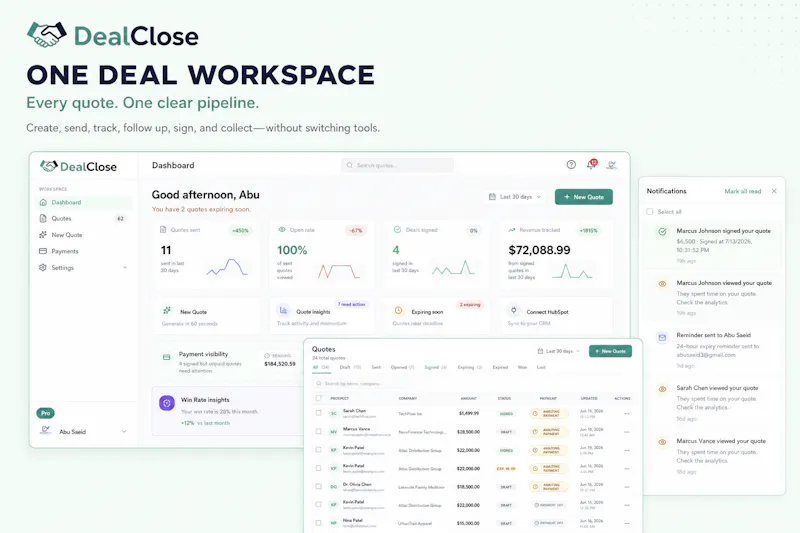 DealClose.co screenshot 2