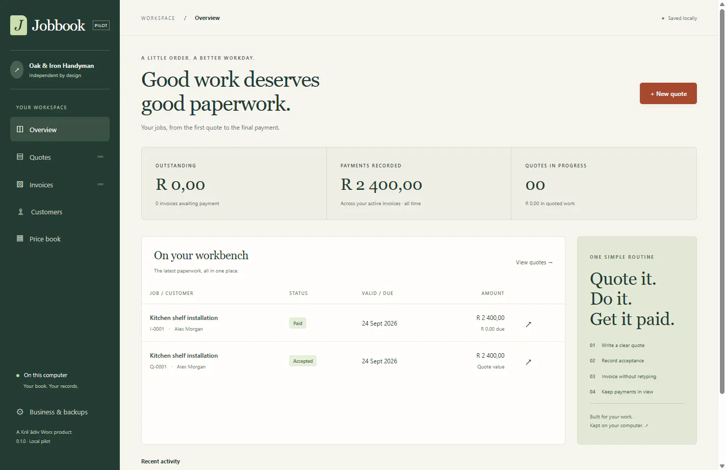 Jobbook gallery image