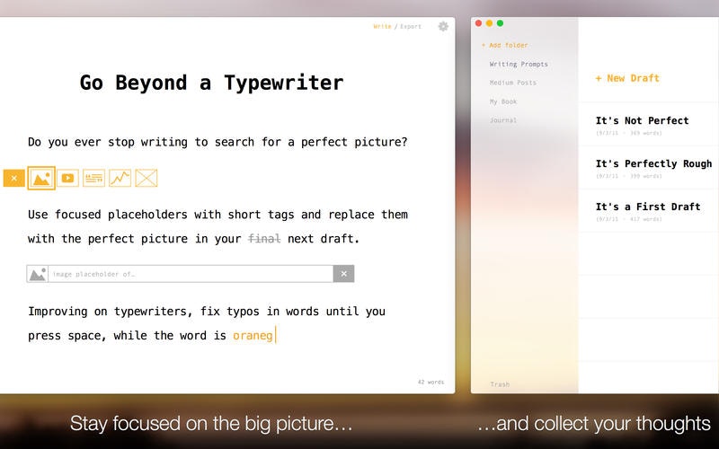 Writing rough draft sample