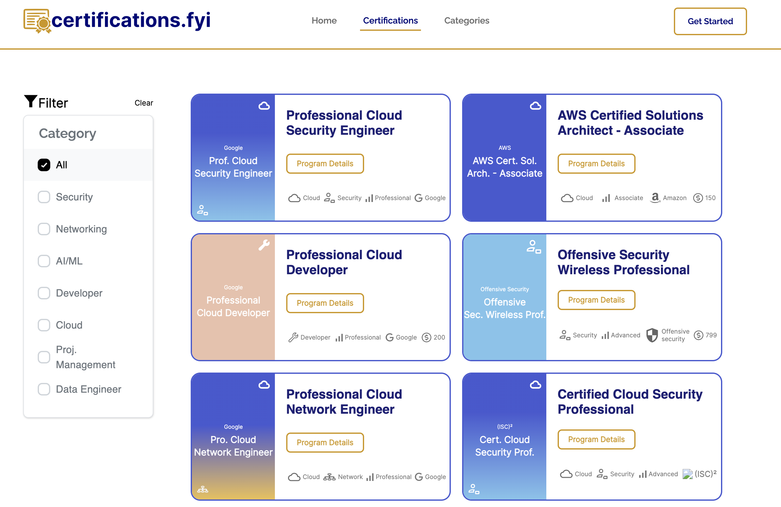 certifications.fyi - Encuentre las principales certificaciones para su próximo movimiento profesional media 1