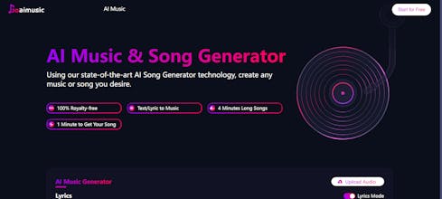 Free AI Music & Song Generator Online gallery image