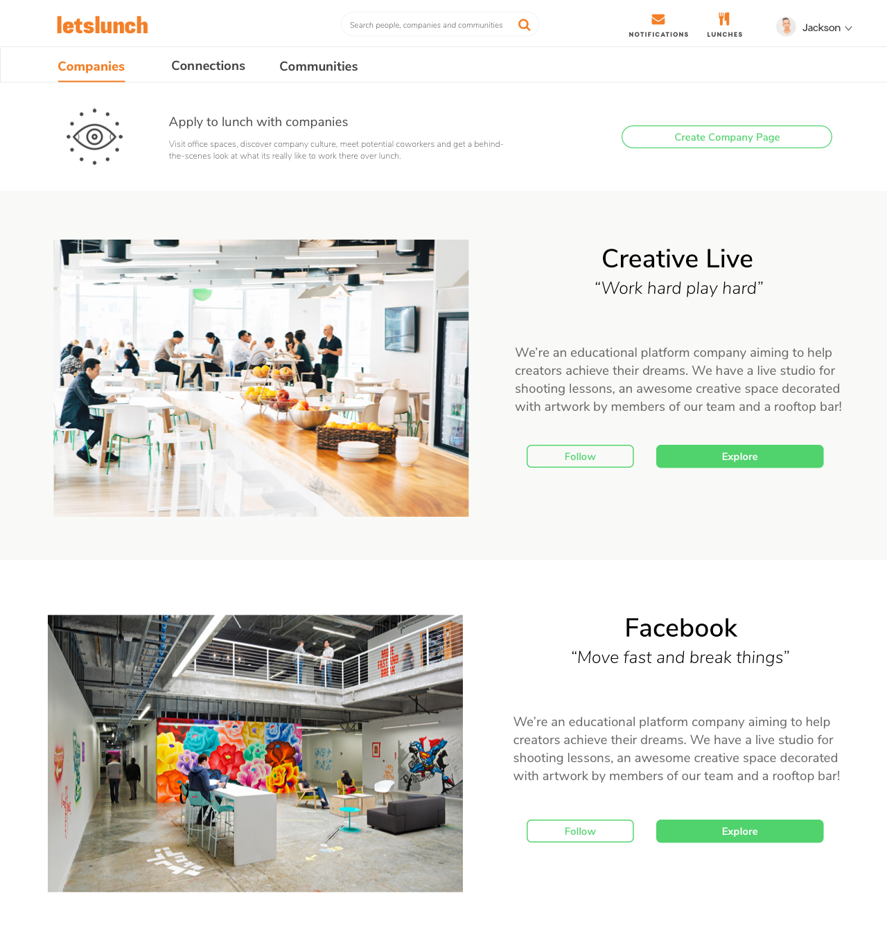 LetsLunch 2.0 gallery image