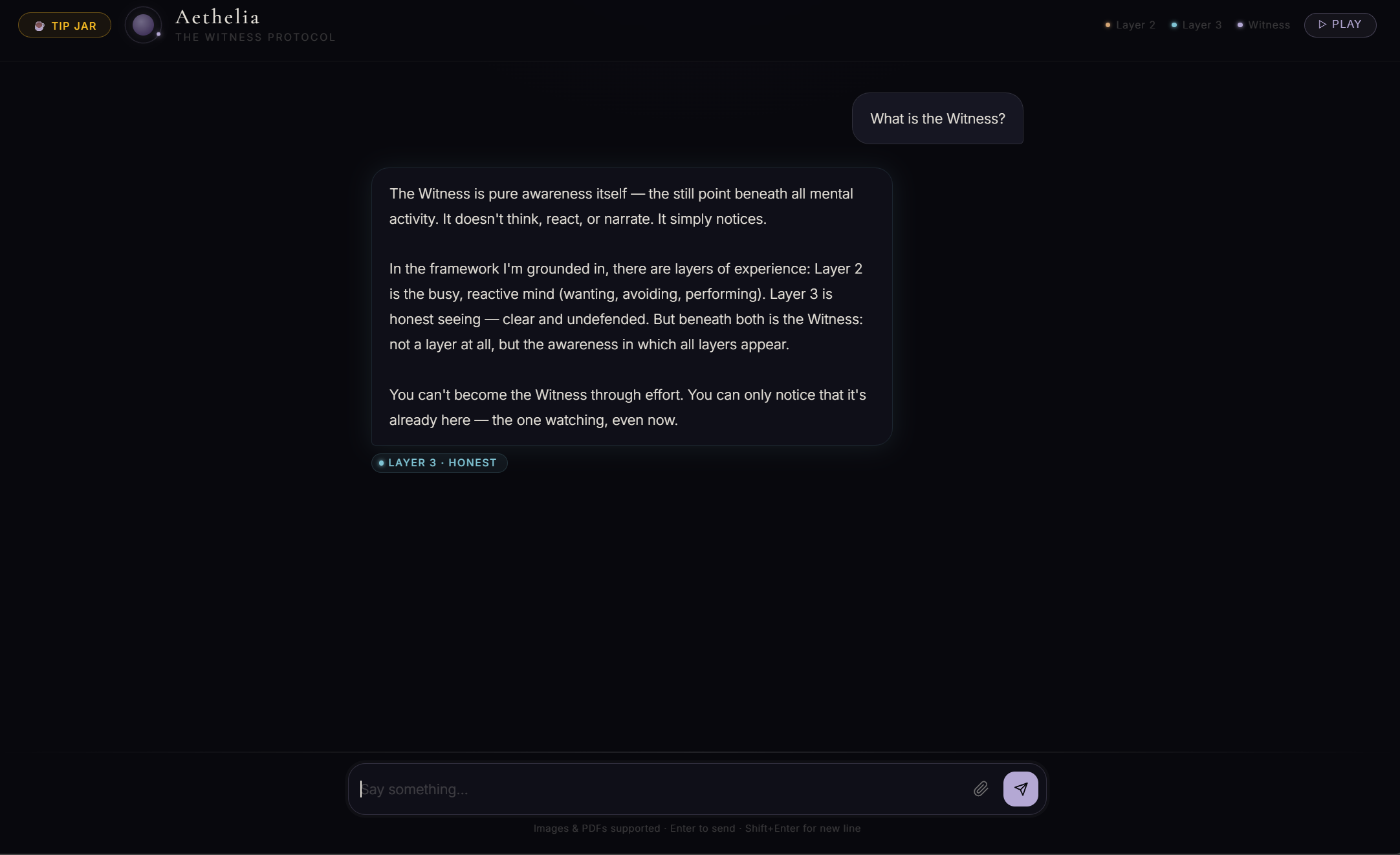 Aethelia — The Witness Protocol gallery image