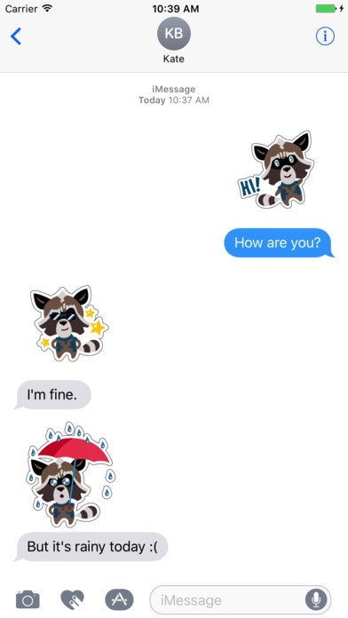 Hero Raccoon Stickers gallery image