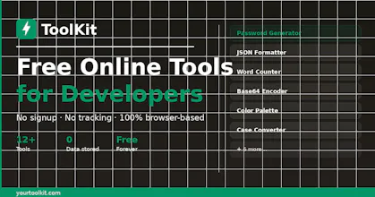 ToolKit — Free Browser-Based Tools gallery image