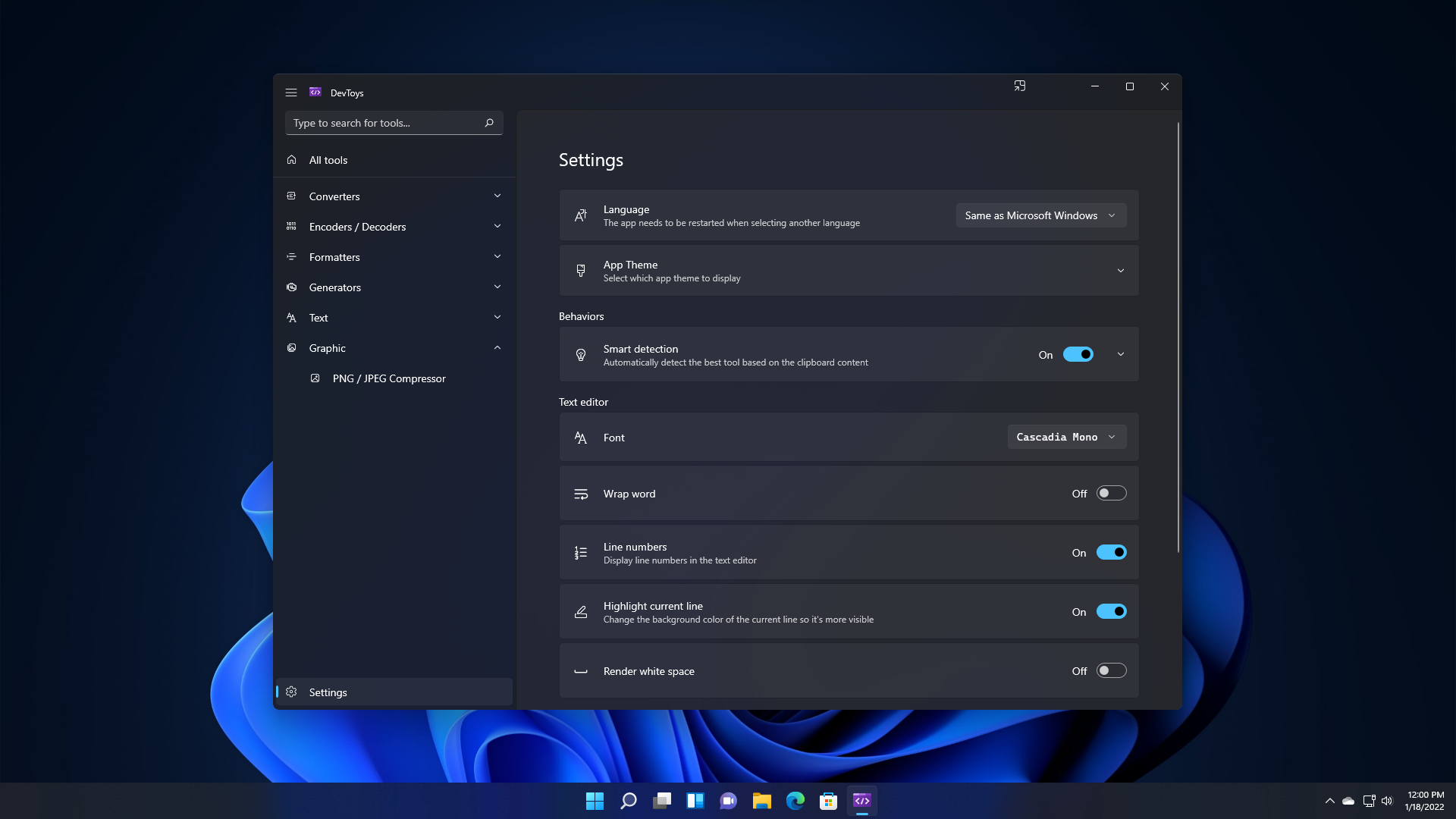 DevToys gallery image