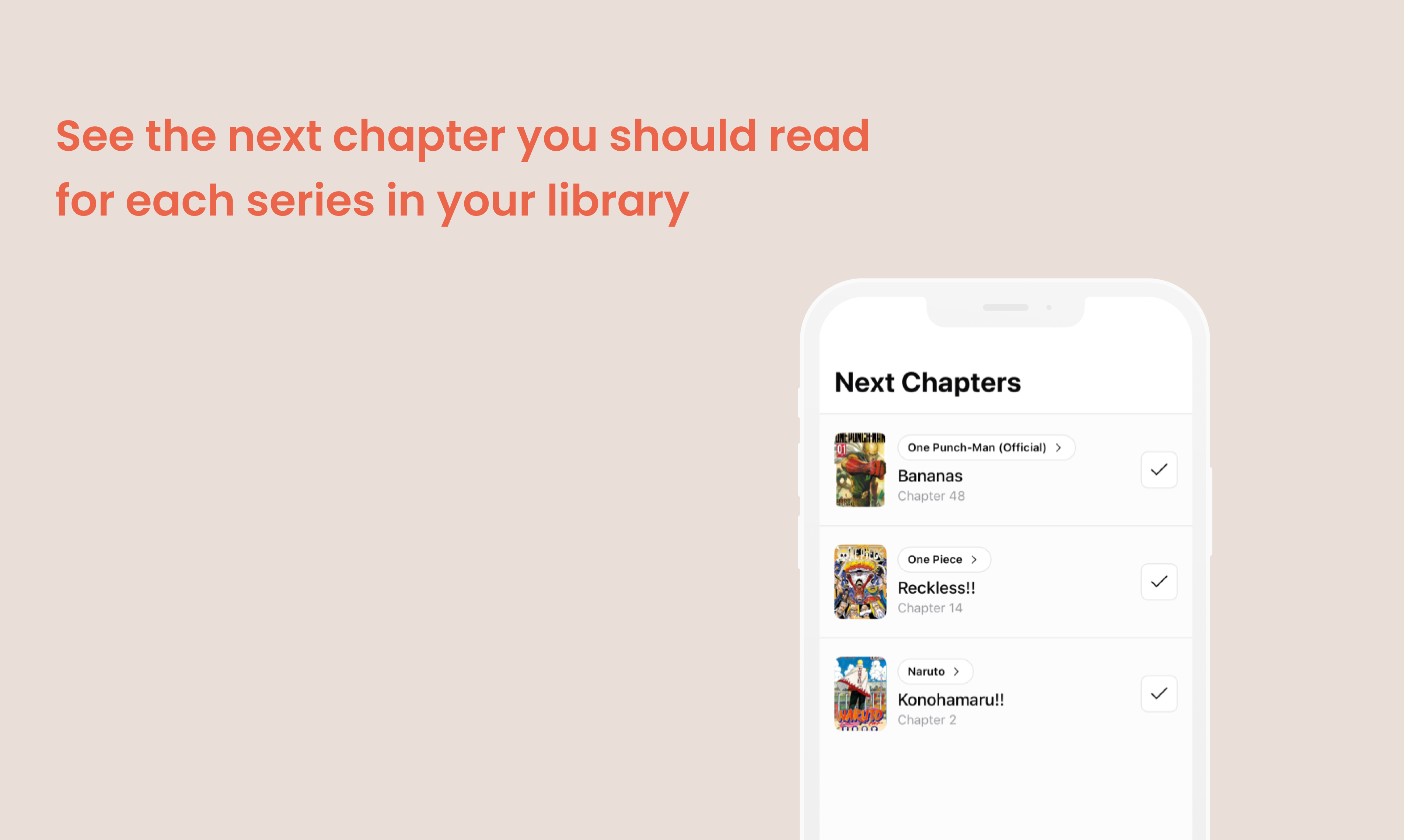 Mangatime - App voor het volgen van manga -hoofdstukken media 3