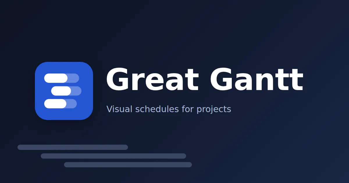 Great Gantt 截图 1