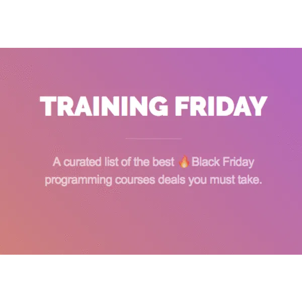 Training Friday