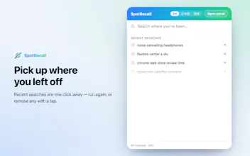 SpotRecall - AI Search for Your Browsing gallery image