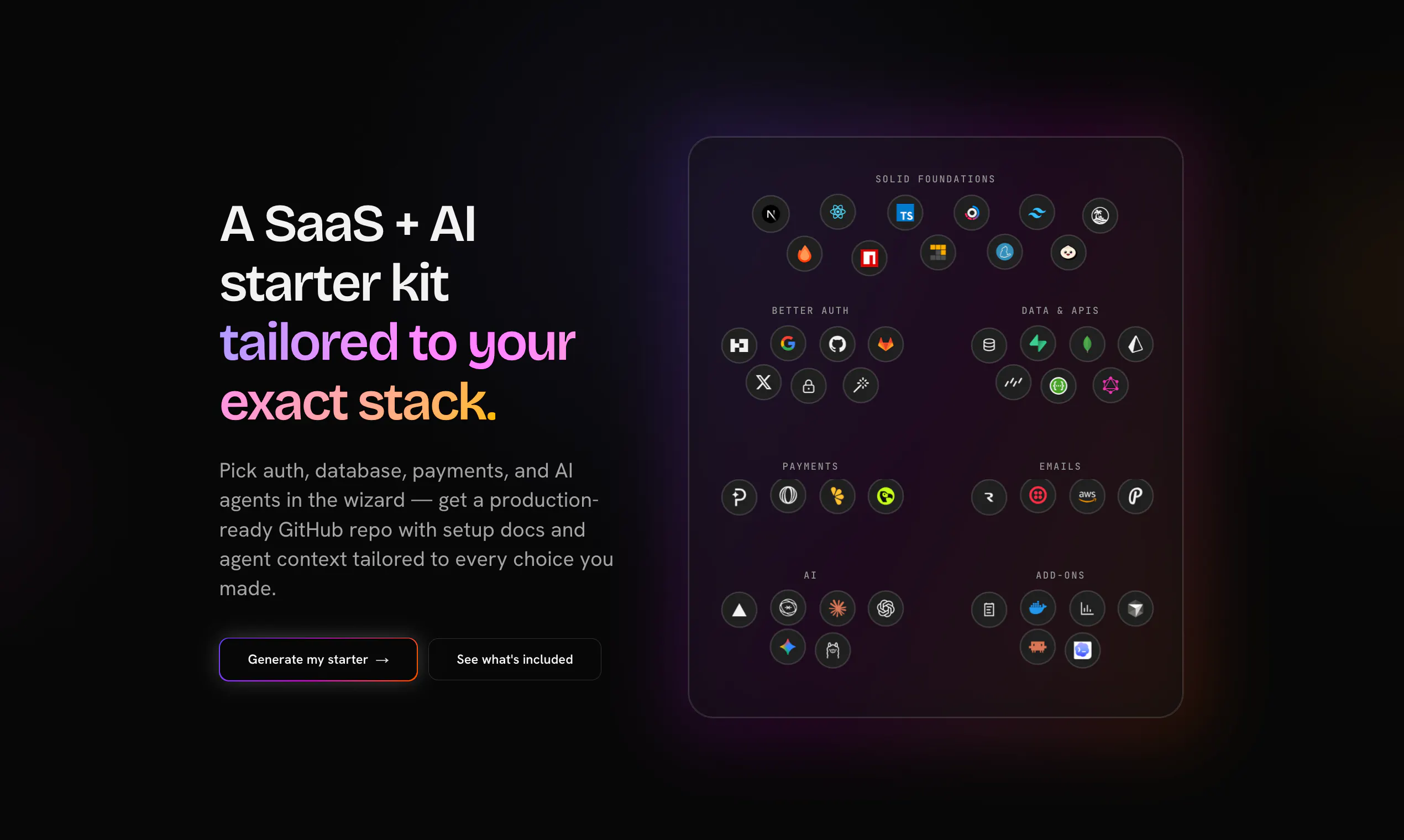 SupaBoot — SaaS + AI starter kit gallery image