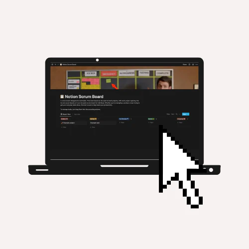 Scrum Board for Notion